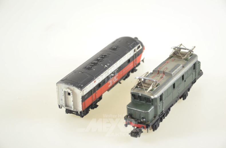 2 Loks, E und Diesel