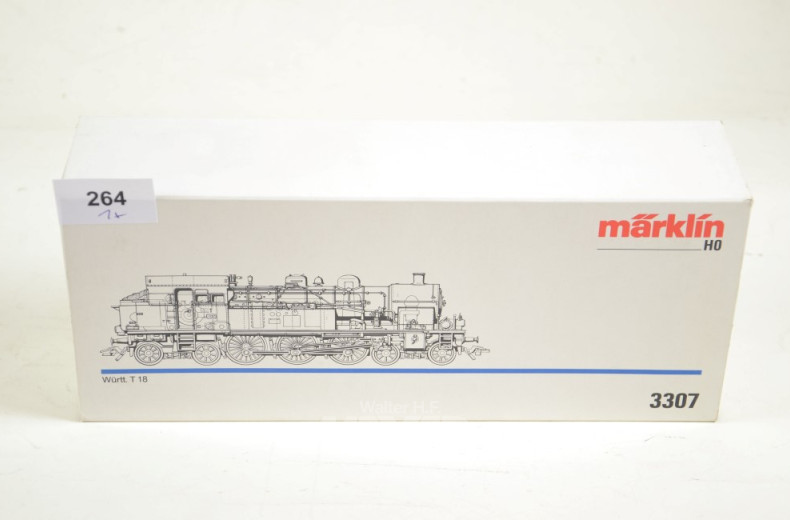 Dampflok mit Tender, MÄRKLIN, HO, OVP,