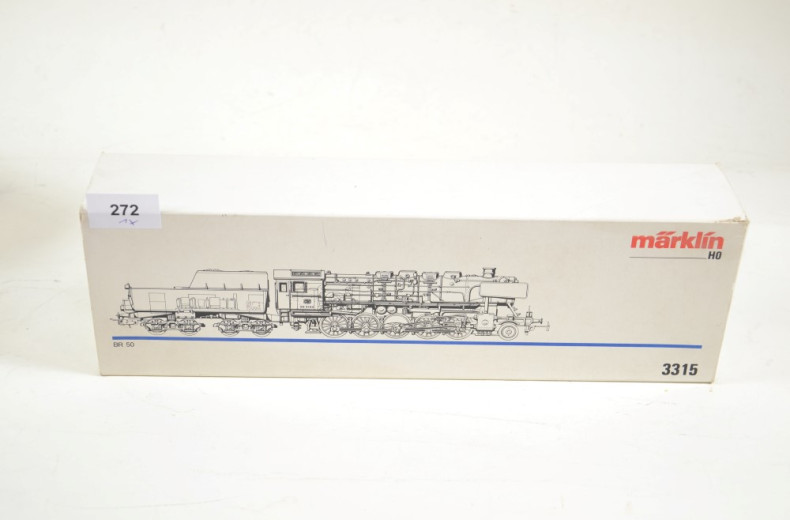 Dampflok mit Tender, MÄRKLIN, HO, OVP,