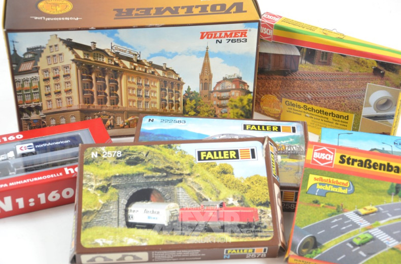 gr. Posten Eisenbahn-Zubehör und Klein-