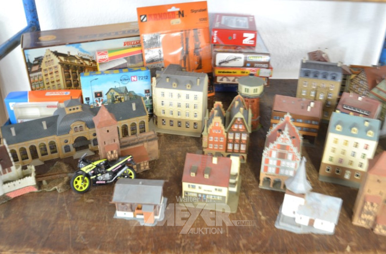 gr. Posten Eisenbahn-Zubehör und Klein-