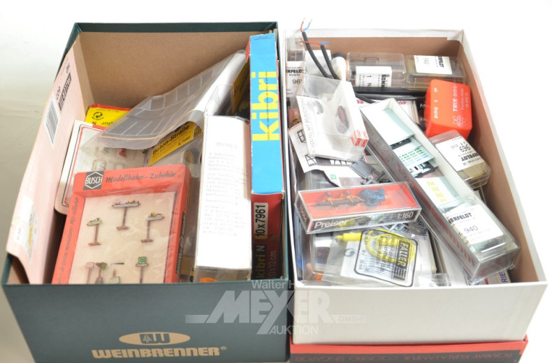 gr. Posten Eisenbahn-Zubehör und Klein-