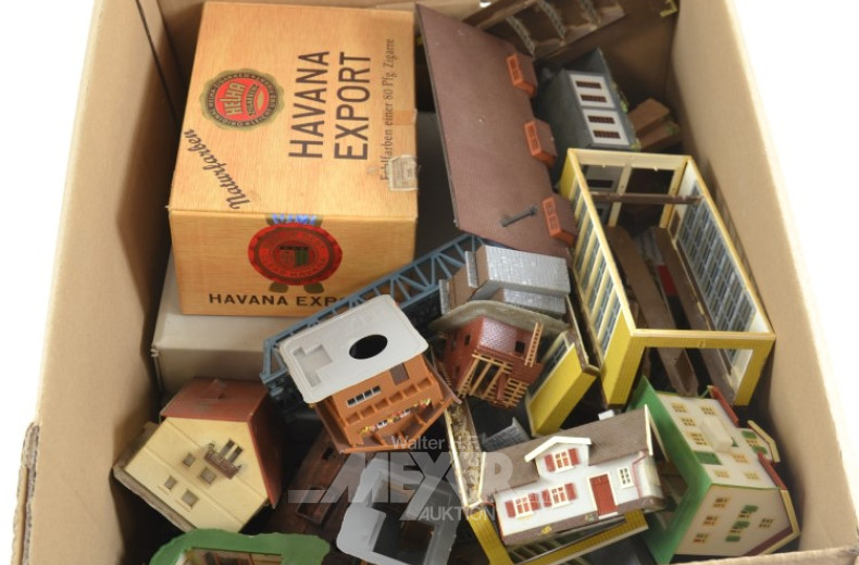 gr. Posten Eisenbahn-Zubehör und Klein-