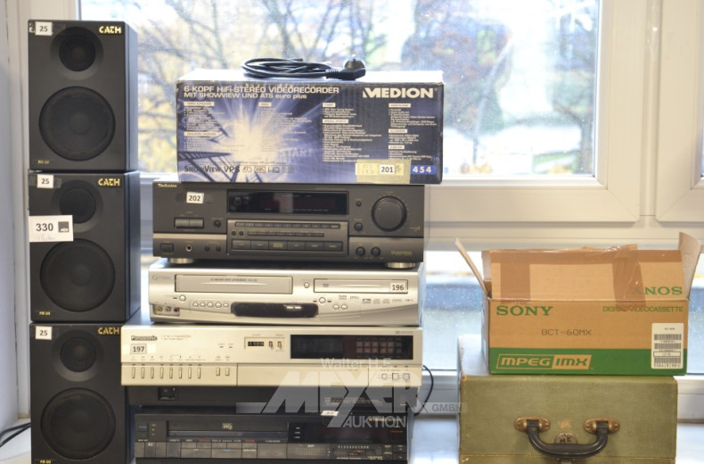 gr. Posten Lautsprecher-Boxen, Video-