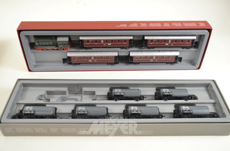 Dampf-Lok mit 4 Personen-Waggons 2858