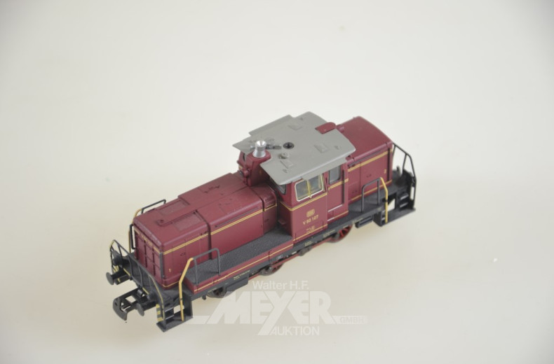 Dampf-und 1 Diesel-Rangier-Lok