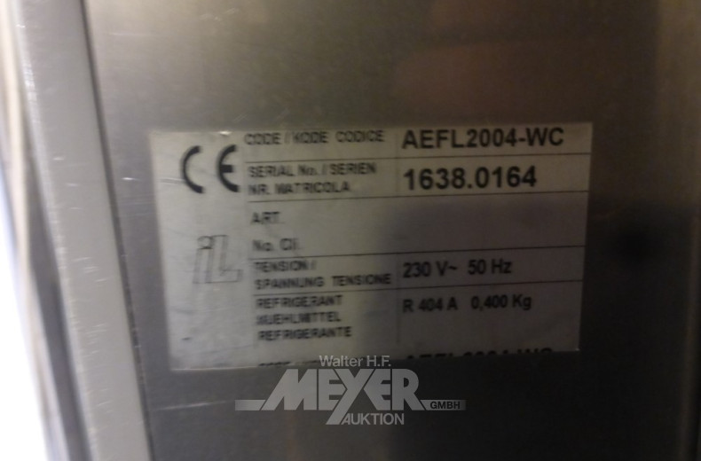 Industriekühlschrank, Edelstahl,