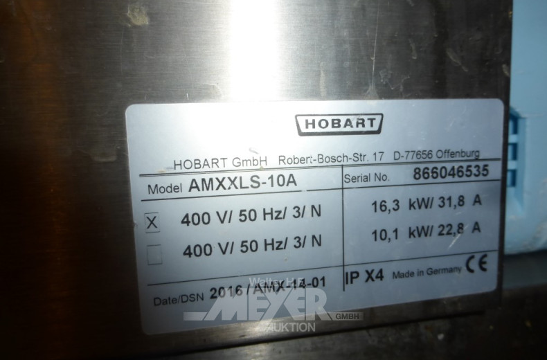 Haubengeschirrspülmaschine