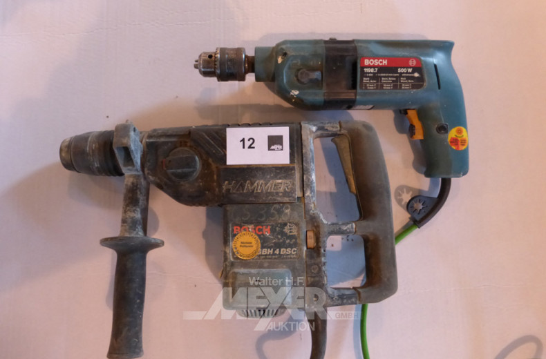 Bohrhammer, 1 Bohrmaschine