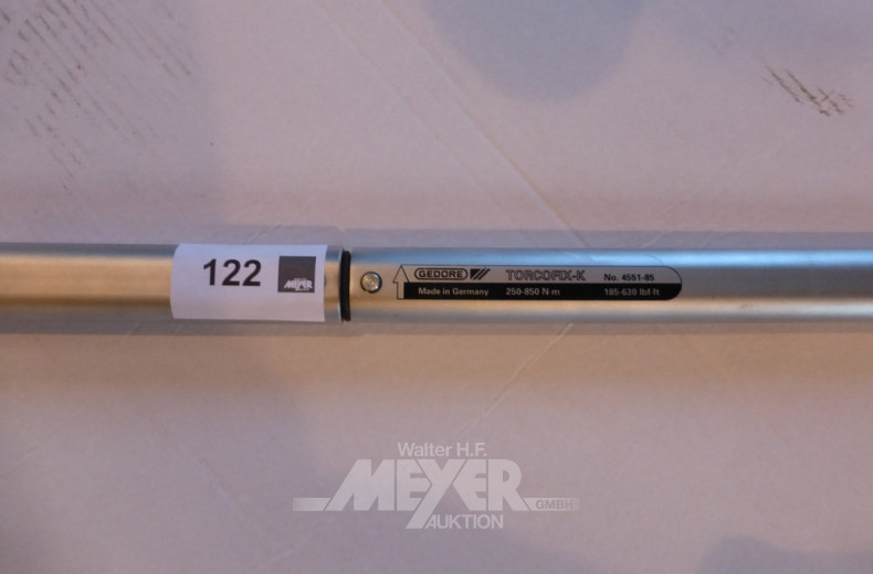 gr. Drehmomentschlüssel, 250-850 N-m