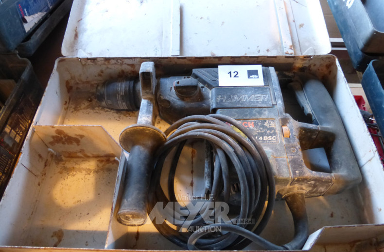 Bohrhammer, 1 Bohrmaschine