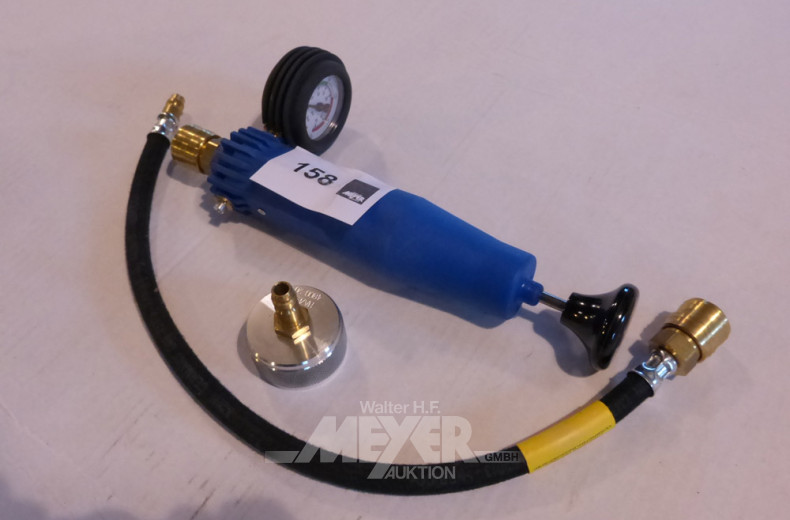 Kühlerabdruck-Pumpe mit Schnellkupplung