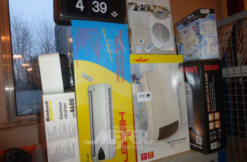 Posten Haushaltsgeräte: Heizlüfter,