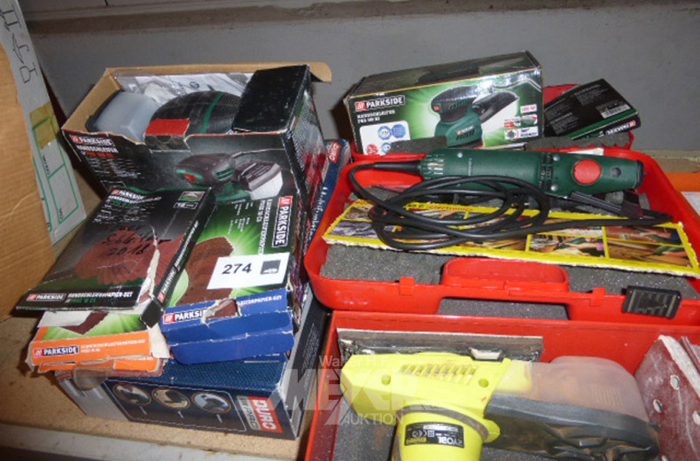 Posten Werkzeuge: Schwingschleifer,