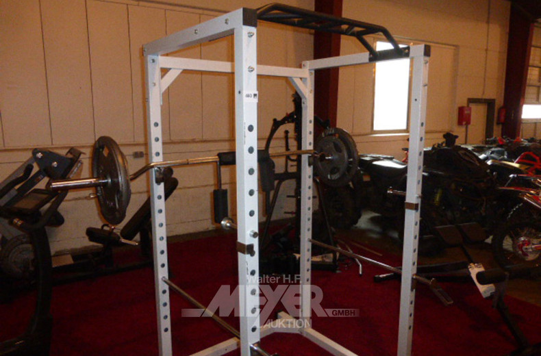 Fitnessrack m. Langhantelstange