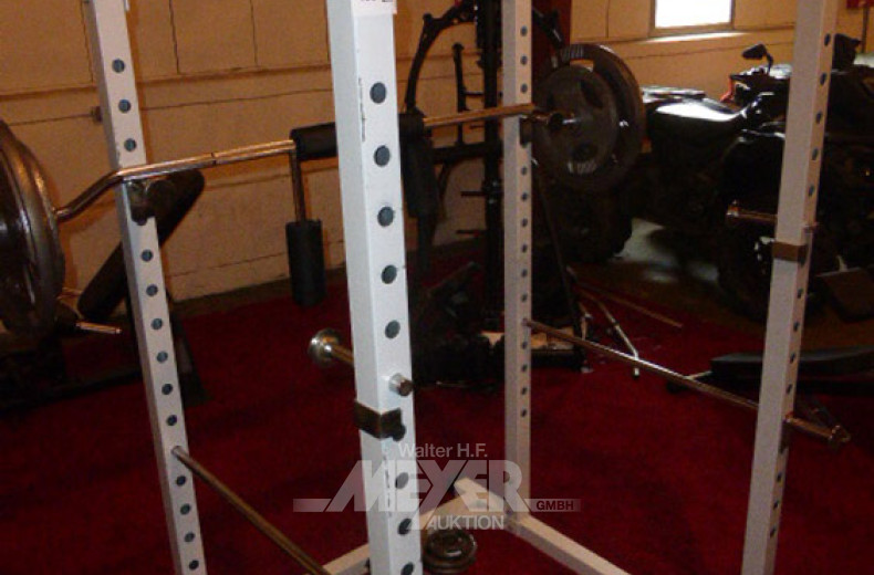 Fitnessrack m. Langhantelstange