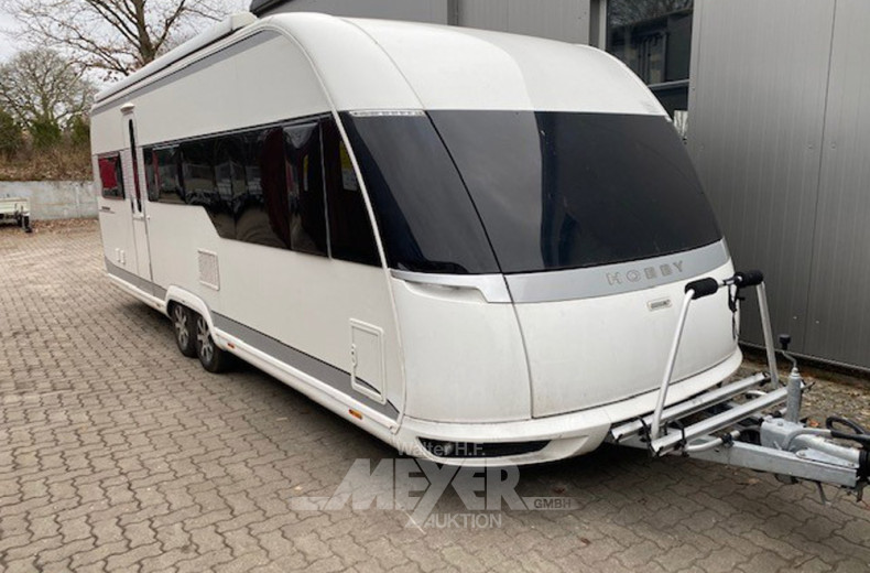 Wohnanhänger, Tandemachse