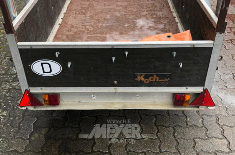 Anhänger KOCH, offener Kasten,