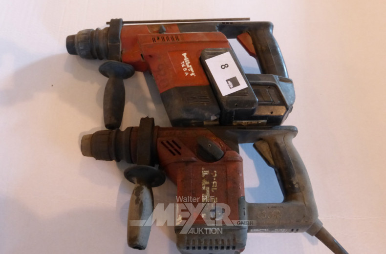 Akku- und Elektro-Bohrhammer