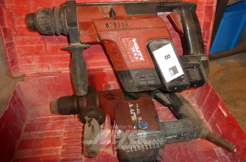 Akku- und Elektro-Bohrhammer