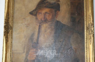 Geälde ''Portrait eines Bergbauern
