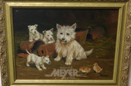 kl. Gemälde ''West Highland Terrier