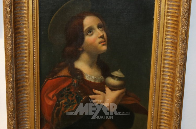 Gemälde ''Heilige mit Gefäß''