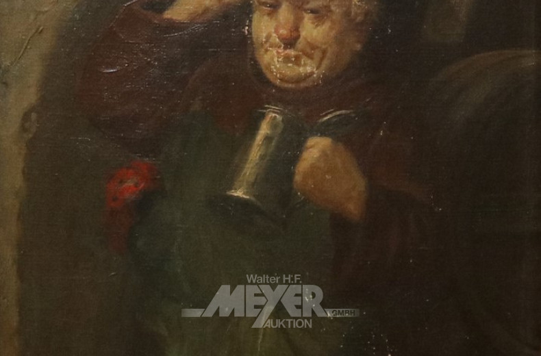 Gemälde ''Mönch mit Bierkrug''