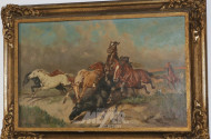 Gemälde ''Wildpferde''