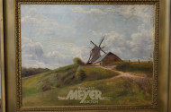 Gemälde ''Landschaft mit Windmühle''