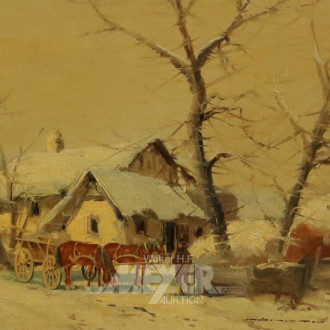 Gemälde ''Winterliche Landschaft