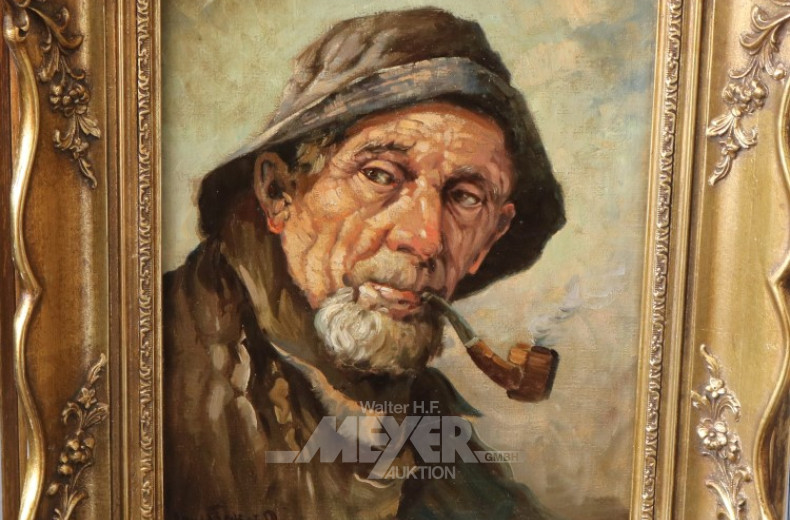 Gemälde ''Portrait eines Fischers