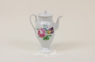 Porzellan-Mokkakanne, Meißen, Ende 19.
