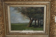Gemälde ''Landschaft mit Bäumen''