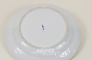 antiker Porzellanteller, MEISSEN, 19.