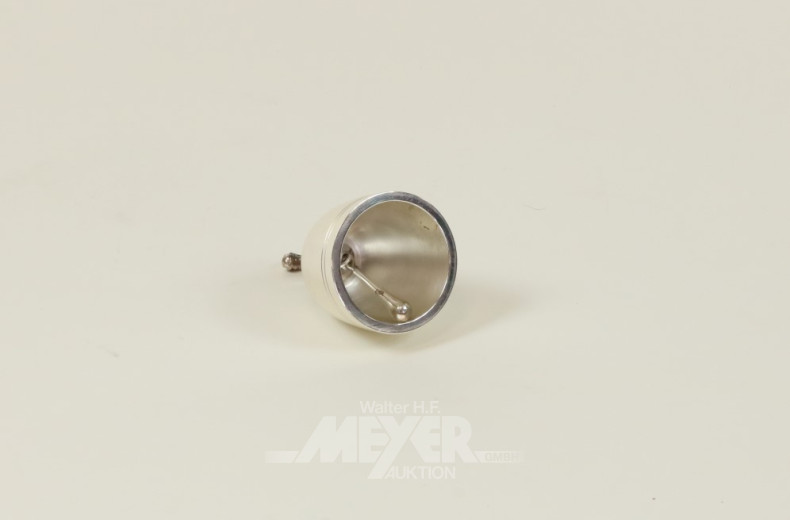 kl. Tischglocke, 925er Silber,