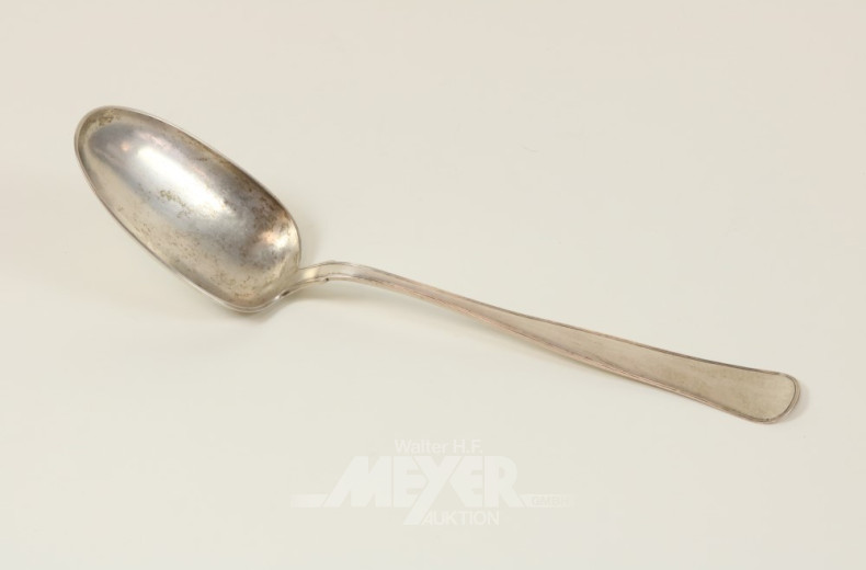gr. Auffülllöffel, Silber