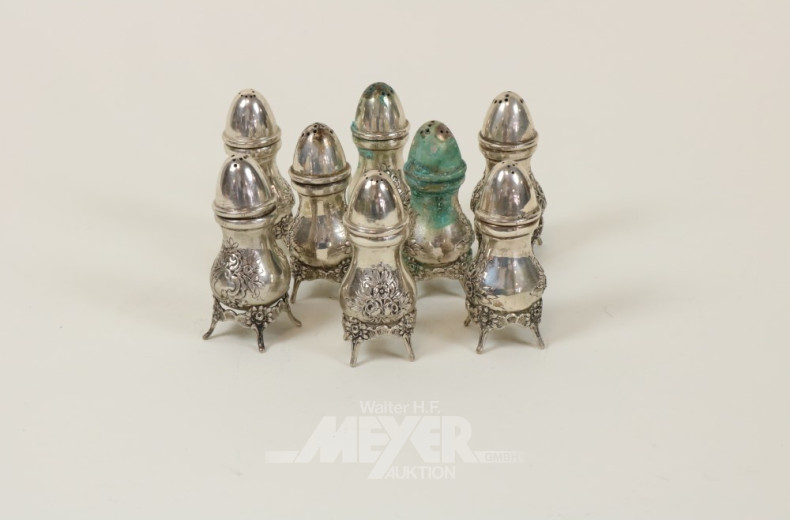 8 kl. Gewürtzstreuer, 800er Silber