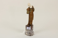 Bronze-Figur ''Galante Frau''