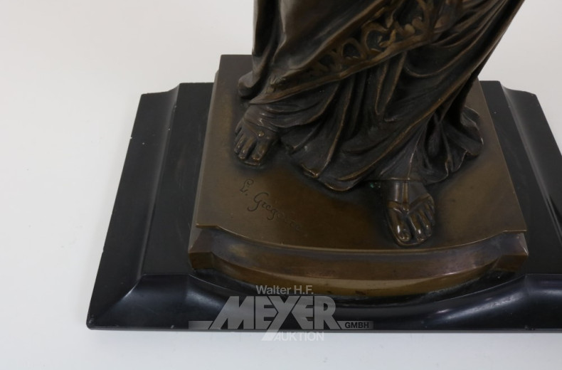 Bronze-Figur ''Die Lesende''