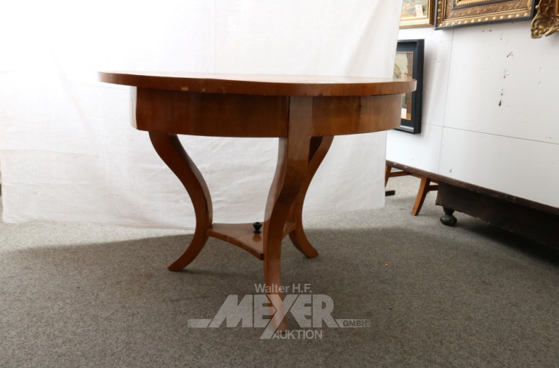 runder Salontisch, Biedermeier, 19 Jh.,