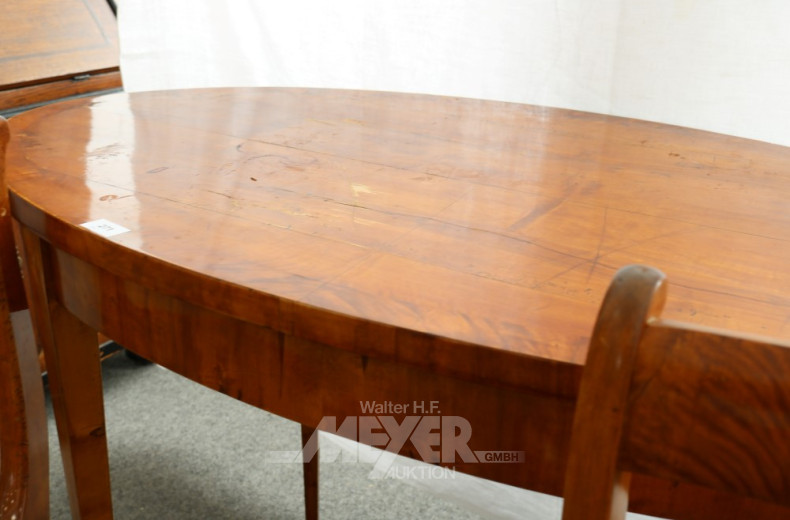 kl. Salon-Tischgruppe, 19 Jh.