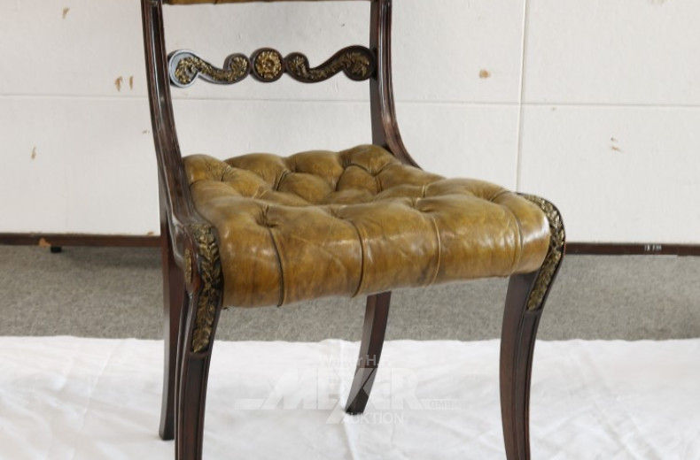 6 Stühle, England 1. Hälfte 19 Jh.,