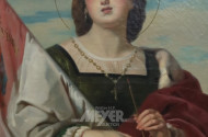 Gemälde ''Portrait einer Heiligen mit