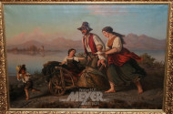 Gemälde ''Heimkehrende Bauernfamilie''