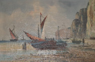 Gemälde ''Südliche Küstenlandschaft
