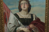 Gemälde ''Portrait einer Heiligen mit