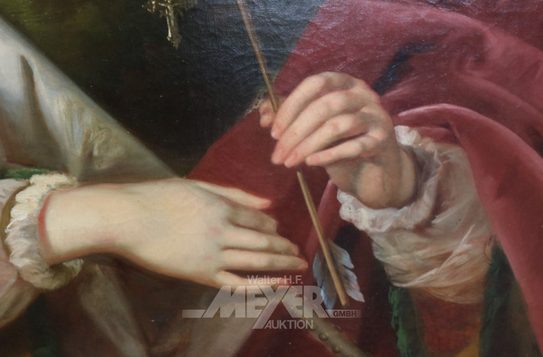 Gemälde ''Portrait einer Heiligen mit