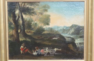 Gemälde ''Hirtenszene in der römischen