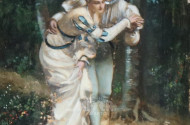 Gemälde ''Prinzenpaar am See''